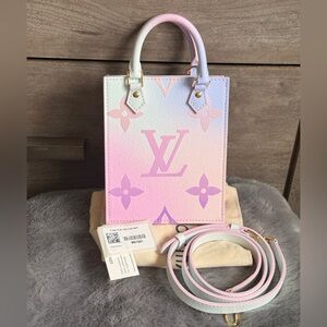 💜 Limited Edition Louis Vuitton Spring In The City Petit Sac Plat Sunrise 🩷